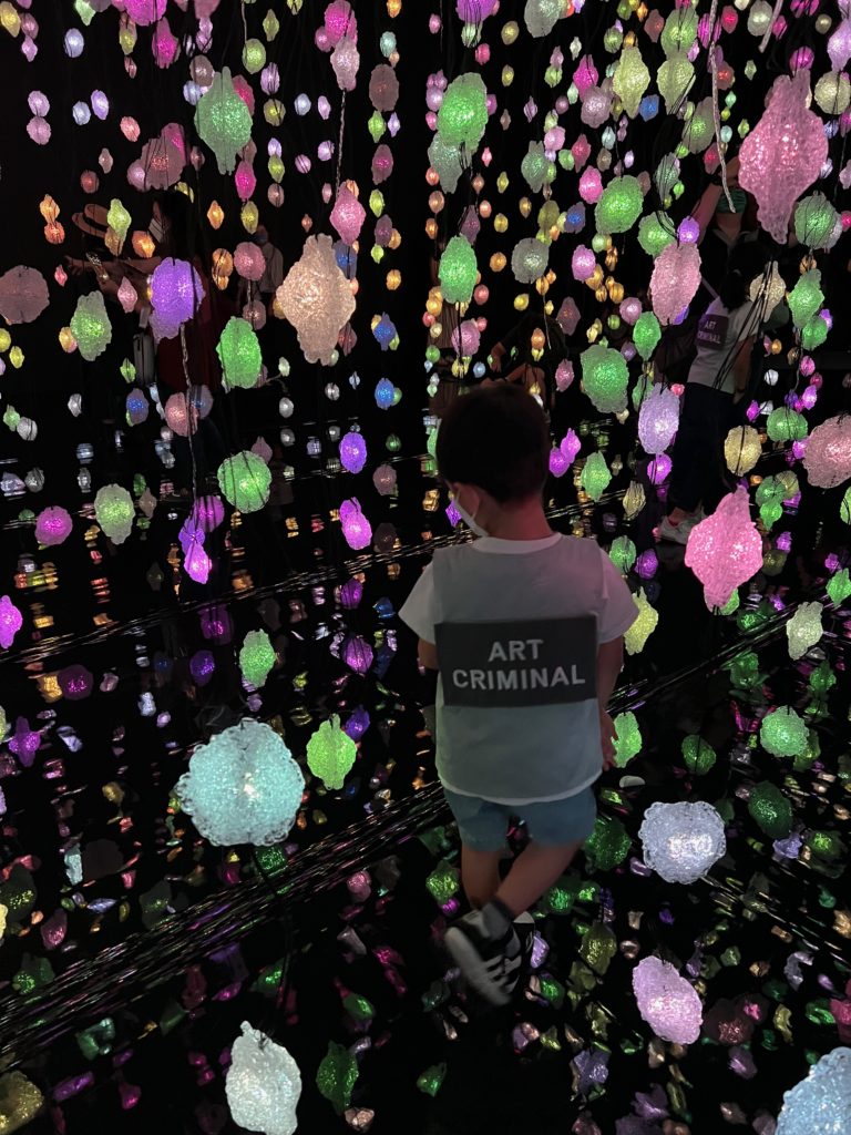 Pixel Forest by Pipilotti Rist, shown at Tai Kwun Contemporary, Hong Kong